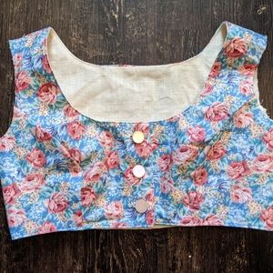 Sophia Crop Top in 90s Floral